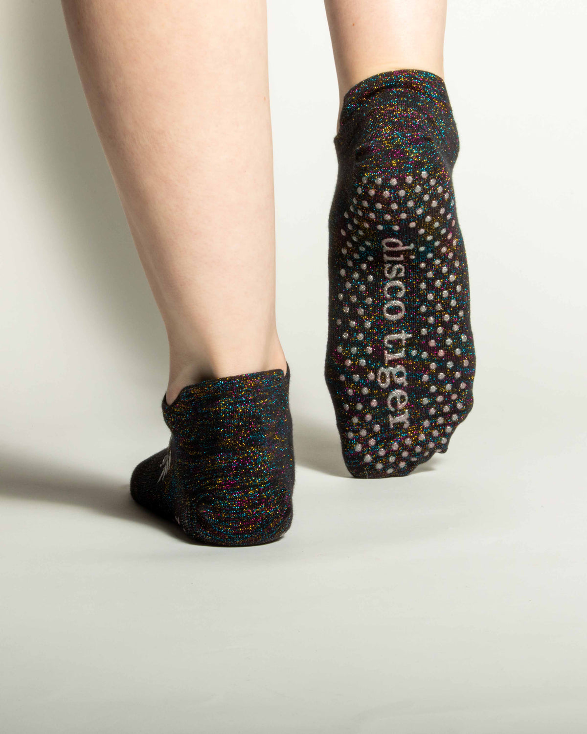 Low Rise Grip Socks - Disco Black