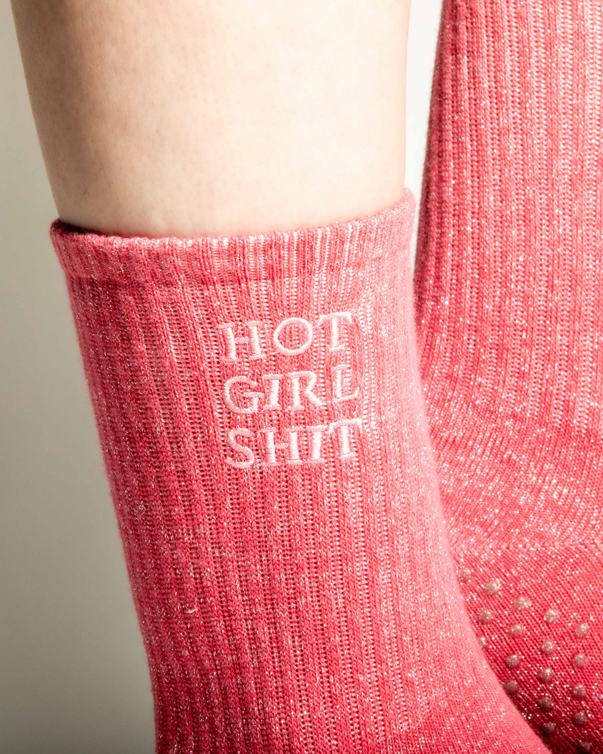 Crew Grip Socks - Fever Pink