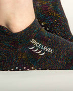 Low Rise Grip Socks - Disco Black